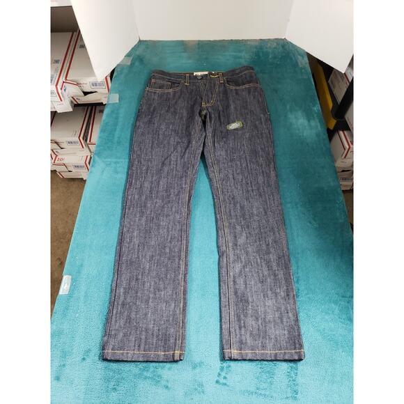 Topman Denim is Dead Jeans Size 28x30 Mens Blue Pants Stretch Slim Straight - Picture 2 of 14